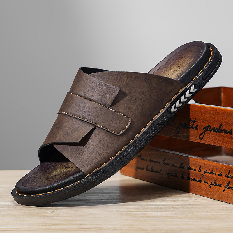 Flip Flop Leather Men - Ciabatte Classiche Estive 2026 in Pelle