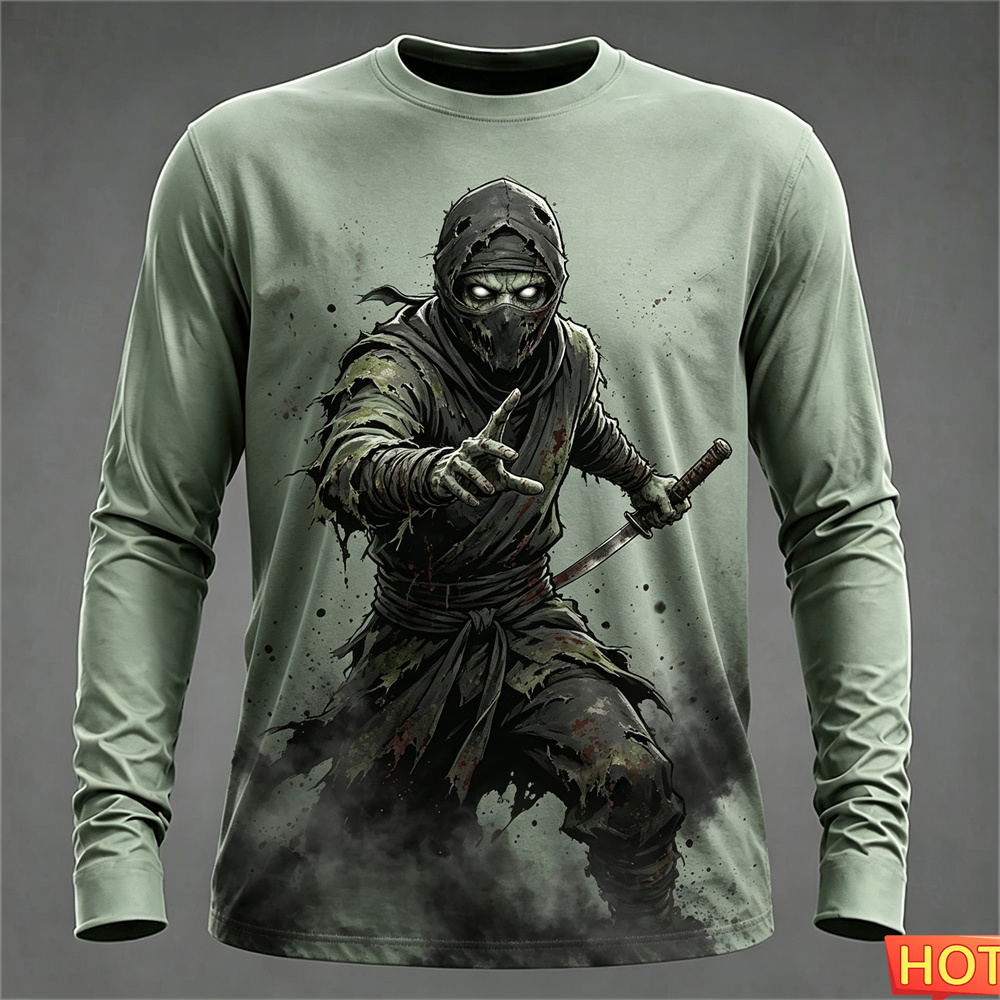 Tee Graphic Print - T-shirt a maniche lunghe da uomo