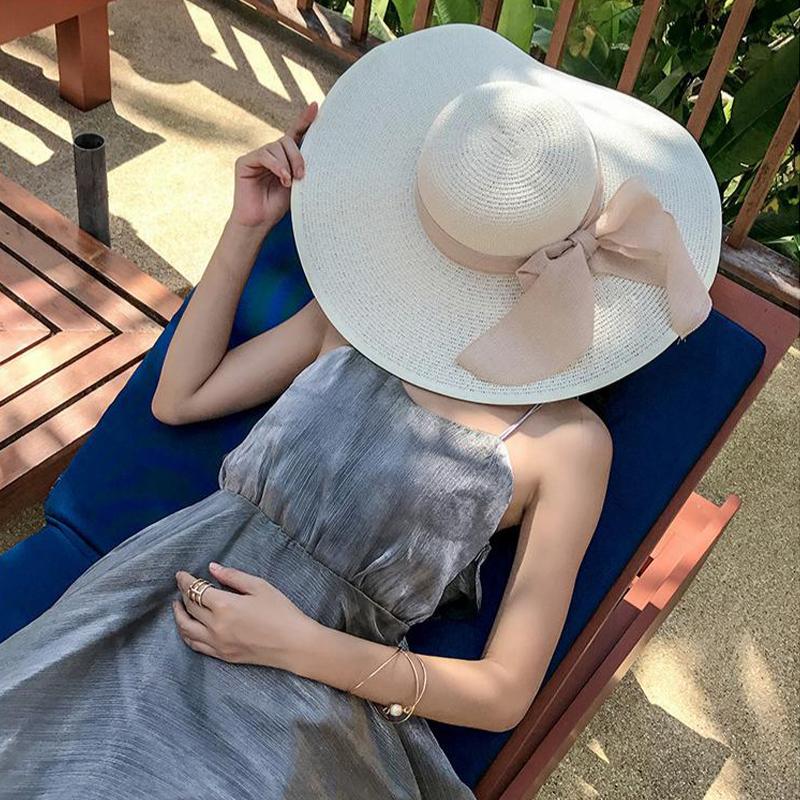 Nuovo Cappello da Donna Pieghe - Bucket Hat Straw recensione e prezzo
